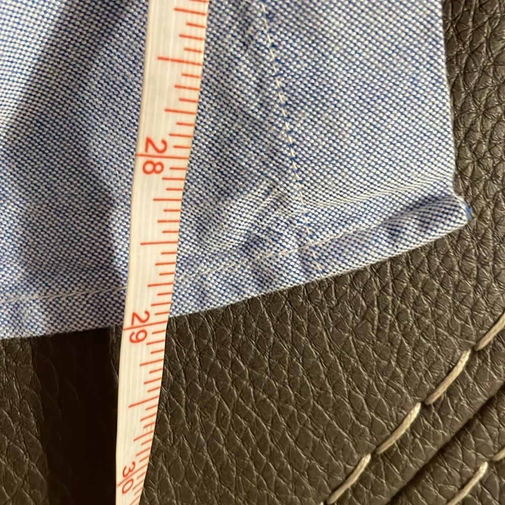 Goodthreads Large Button Down Light Blue Soft Den… - image 7